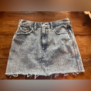 Abercrombie & Fitch Light Blue Denim Skirt